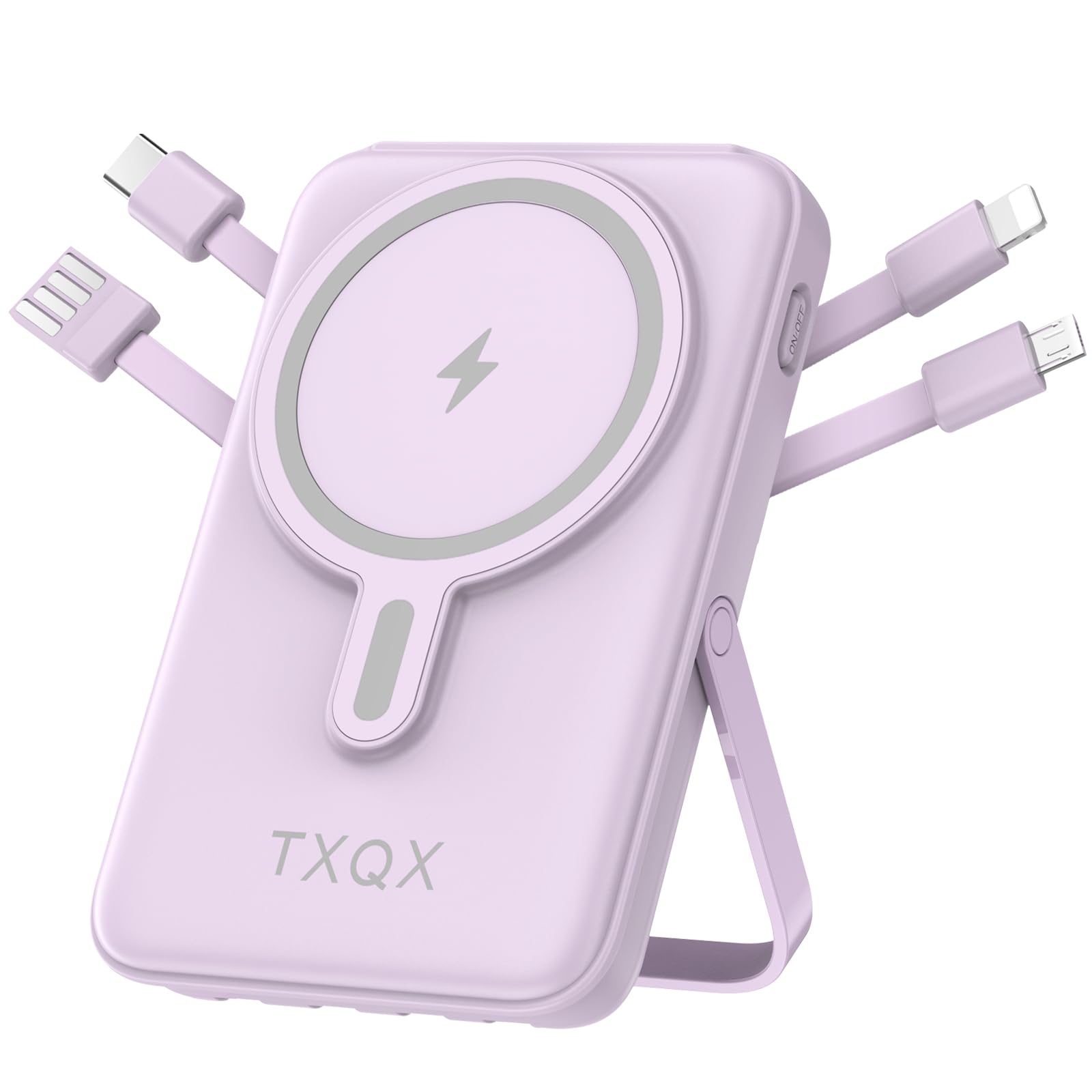 スマホアクセサリー Wireless Powerbank 10,000mAh Amazon.com: TXQX Wireless Portable Charger 10000mAh,Magnetic Power